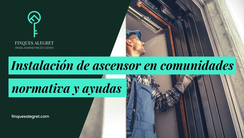 Instalación de ascensor en comunidades